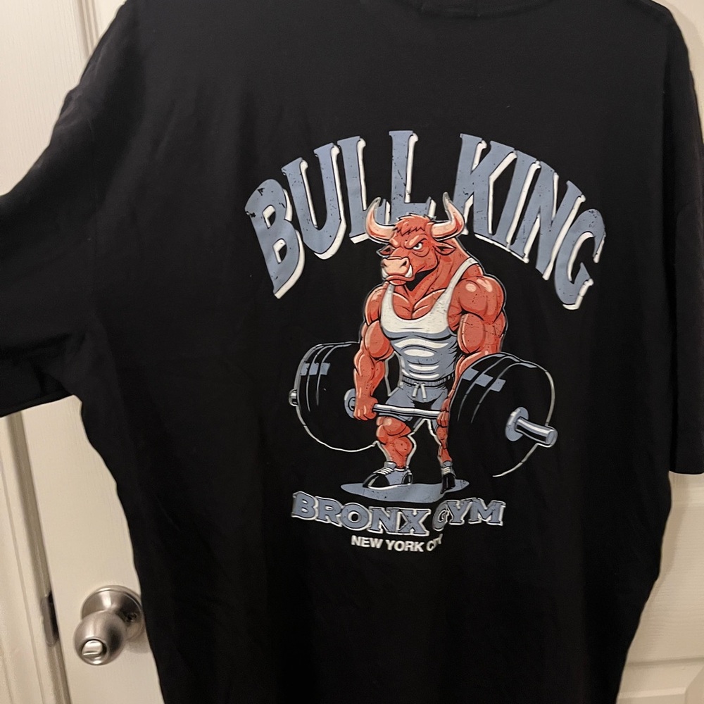 Bull King Black Graphic T-Shirt